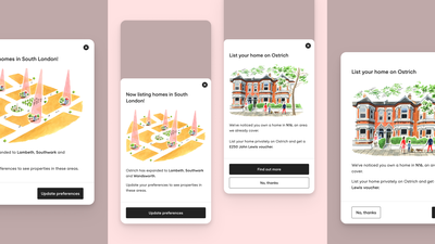 Ostrich - Buyer onboarding - Expansion and cross-sell modals